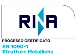 La Metalgros: Certificato RINA EN 1090-1
